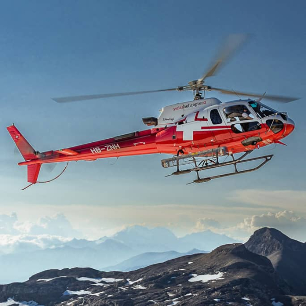 Trial flight with H125 Ecureuil