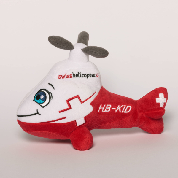 Hélicoptère en peluche